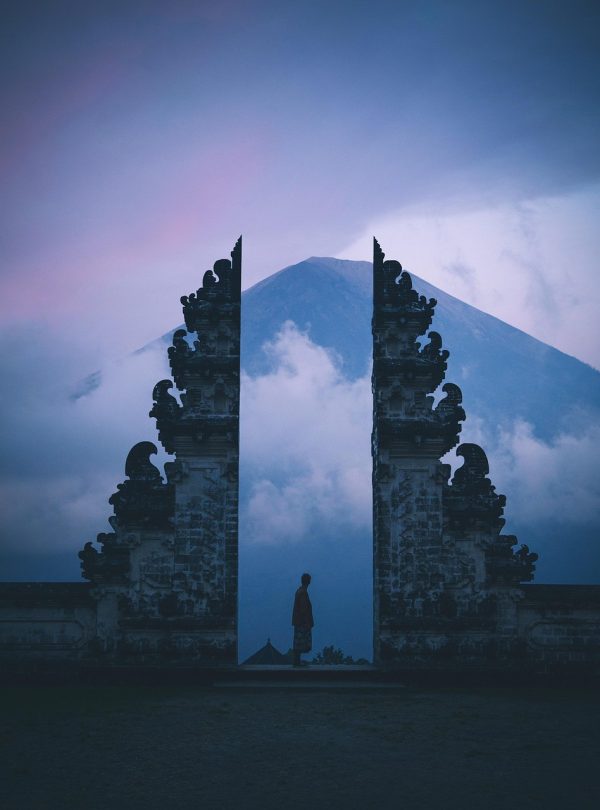 nature, wallpaper, mobile wallpaper, background, mountain, clouds, sky, beautiful wallpaper, purple, blue, man, mobile wallpaper 4k, samsung wallpaper, temple, sky background, phone wallpaper, gates, lock screen wallpaper, outdoor, landscape, atmospheric, bali, indonesia, android wallpaper, blue nature, ipad wallpaper, blue background, blue sky, blue landscape, blue mountain, blue clouds, blue wallpaper, blue natural, aesthetic wallpaper, iphone wallpaper